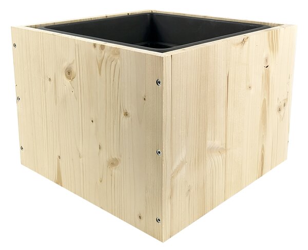 AMADEA Drevený obal na kvetináč, 33x33x24cm, drevený kvetináč