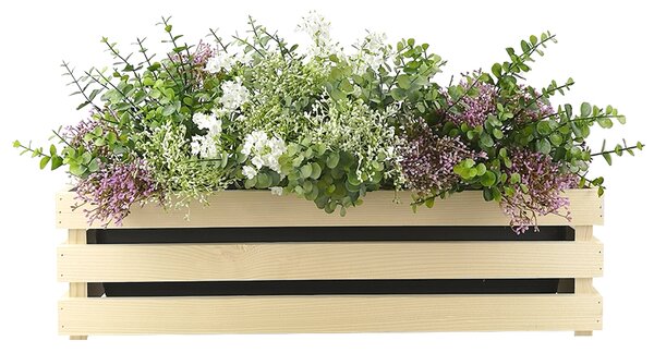 AMADEA Drevený obal na kvetináč, 62x21,5x17cm Český výrobok