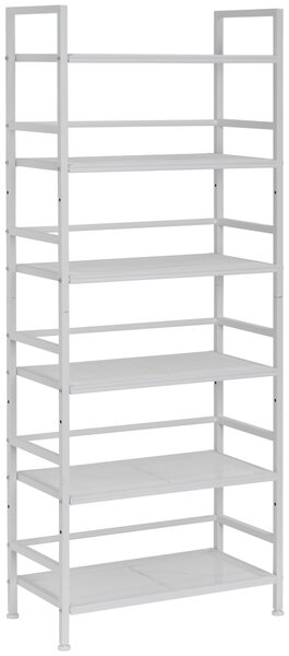 REGÁL NA TOPÁNKY, biela, 59/144/30 cm PBJ - Online Only drobný nábytok, Online Only
