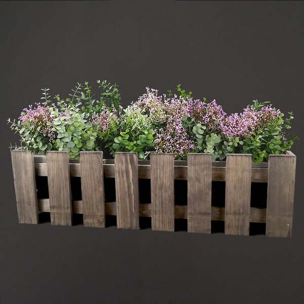 AMADEA Drevený obal na kvetináč tmavý, 62x21,5x18cm Český výrobok