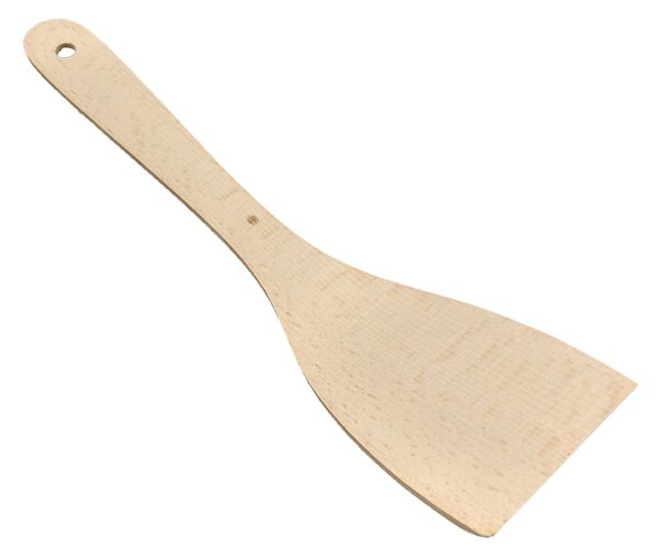 AMADEA Drevená obracačka prehnutá veľká, masívne drevo, 32 cm