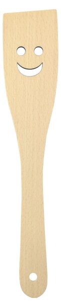 AMADEA Drevená obracačka s tvárou, masívne drevo, 28 cm