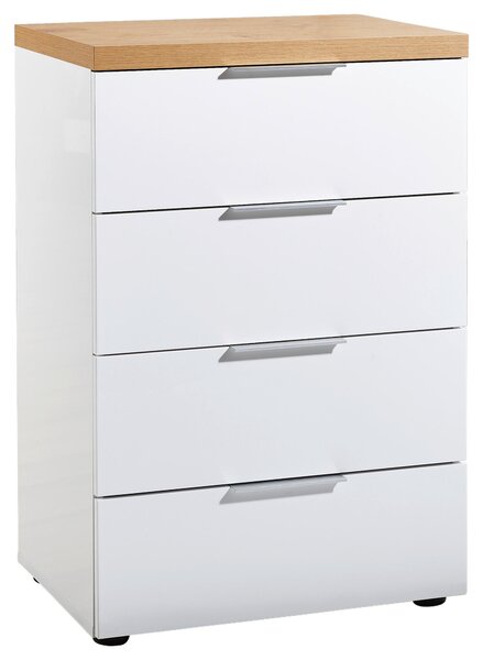 KOMODA, biela, farba duba, 60/89/43 cm Xora - Komody