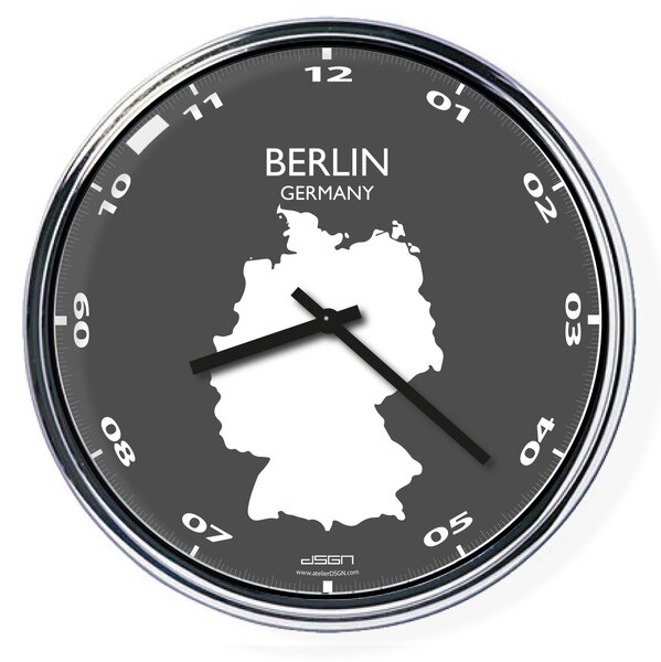 Kancelárske nástenné hodiny: Berlín, Výber farieb Tmavé