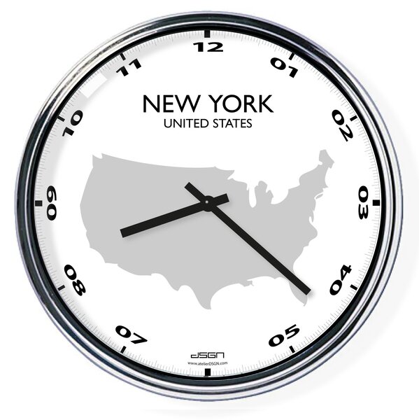 Kancelárske nástenné hodiny: New York, Výber farieb Tmavé