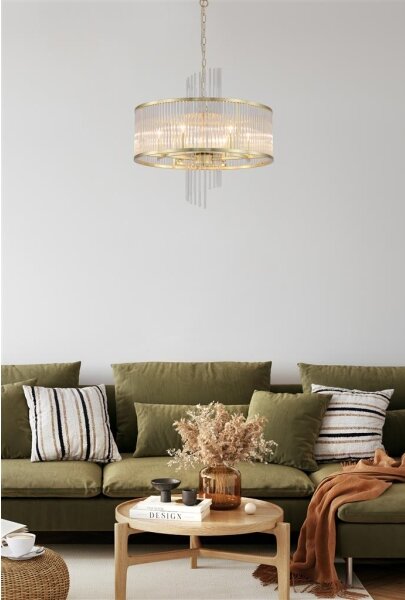 Searchlight 11600-6GO - Luster na reťazi LARA 6xE14/60W/230V