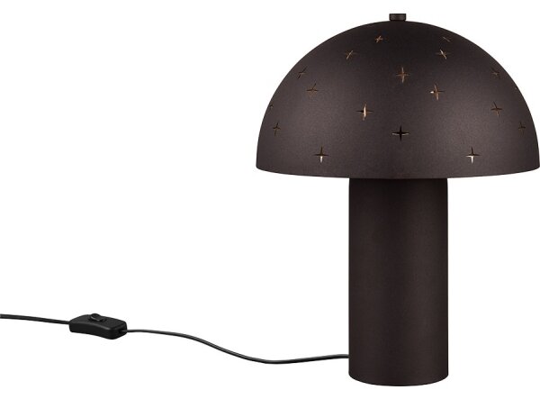 Reality - Stolná lampa SETA 1xE14/28W/230V čierna