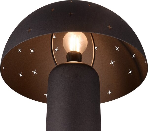 Reality - Stolná lampa SETA 1xE14/28W/230V čierna