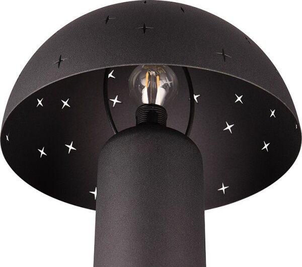 Reality - Stolná lampa SETA 1xE14/28W/230V čierna