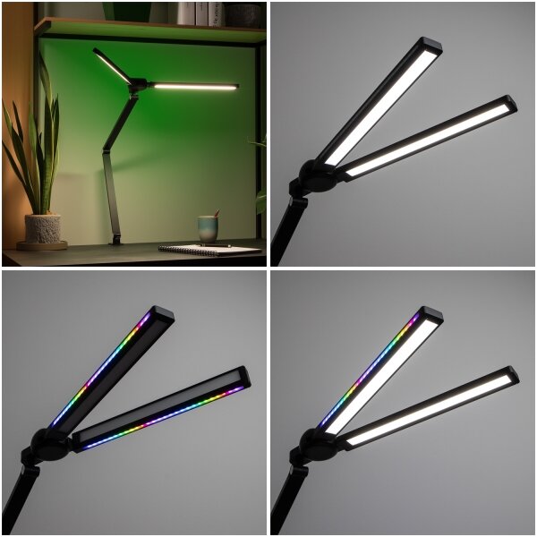 Brilagi -LED RGB stmievateľná dotyková stolná lampa VARIO LED/18W/230V 3000-6500K CRI 96