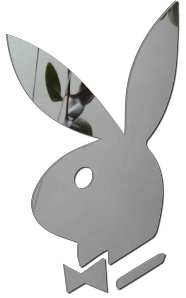 STYLESA Nálepka ka na stenu zrkadlo PLAYB OX002 čierne: Zrkadlo Silver Plexisklo 2874-9414 OX002- Modern wall stickers