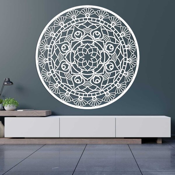 Mandala drevená nástenná dekorácia | JOKOPO: Preglejka Topoľ - Honey 3071 30 cm 3775-104583 PR0176