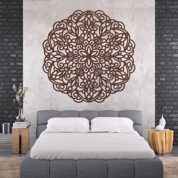 Drevená mandala, obraz na stenu | TERRONY: Preglejka Topoľ - Honey 3071 20 cm 3854-85187 PR0248