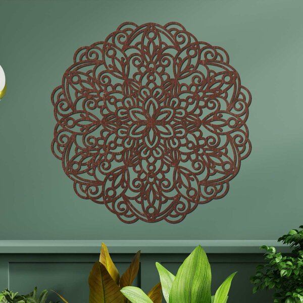Drevená mandala, obraz na stenu | TERRONY: Preglejka Topoľ - Honey 3071 20 cm 3854-85187 PR0248
