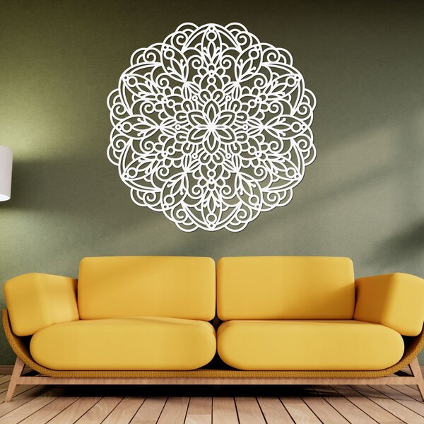 Drevená mandala, obraz na stenu | TERRONY: Preglejka Topoľ - Honey 3071 20 cm 3854-85187 PR0248