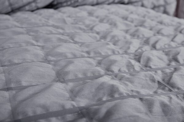 Krepové obliečky polycotton Neapol tmavo sivé 200x140cm+90x70cm TiaHome