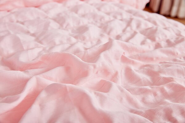 Krepové obliečky polycotton Neapol ružové 200x140cm+90x70cm TiaHome