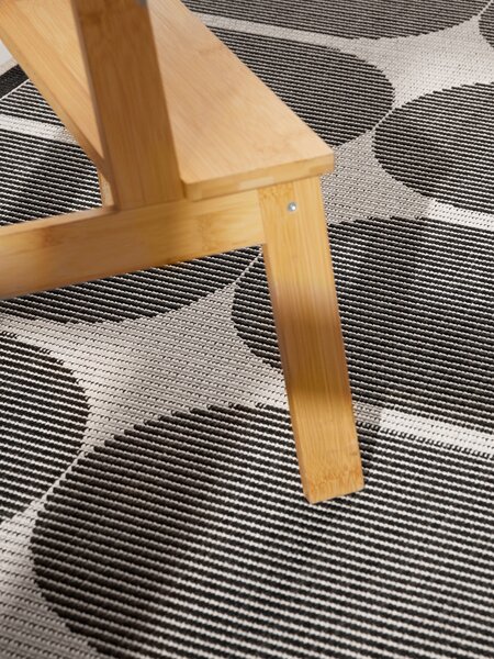 NORTHRUGS , Behúň Duet Bowen 106244 Black/White - na von aj na doma, 80x250, čiernobiela, chodba / predsieň