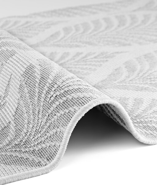 NORTHRUGS , Behúň Duet Liora 106246 White/Gray - na von aj na doma, 80x250, šedá, chodba / predsieň
