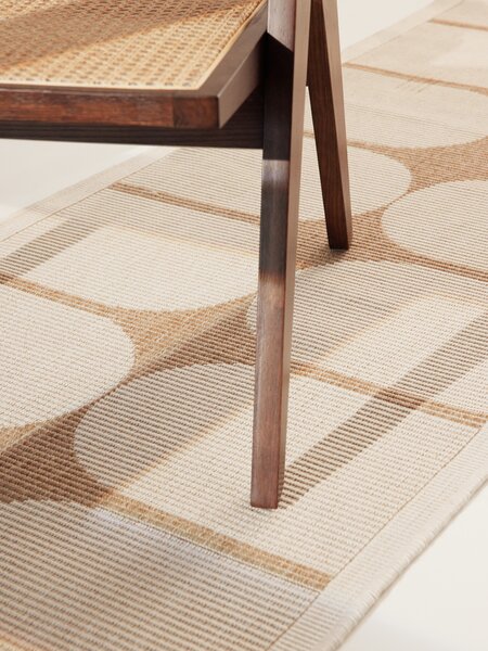NORTHRUGS , Behúň Duet Bowen 106245 Beige/White - na von aj na doma, 80x250, béžová, chodba / predsieň