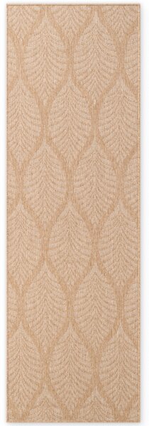NORTHRUGS , Behúň Duet Liora 106247 Beige/White - na von aj na doma, 80x250, béžová, chodba / predsieň