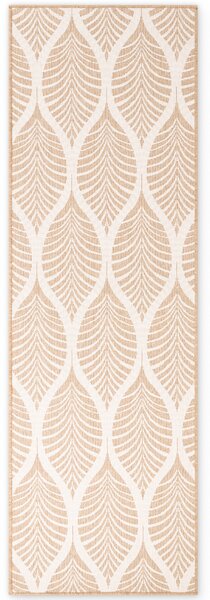 NORTHRUGS , Behúň Duet Liora 106247 Beige/White - na von aj na doma, 80x250, béžová, chodba / predsieň