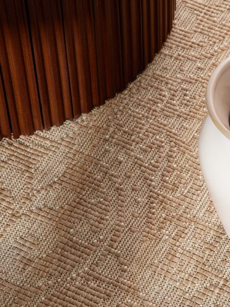 NORTHRUGS, Behúň Duet Rosel 106252 Beige/White - na von aj na doma, 80x250, béžová, chodba / predsieň