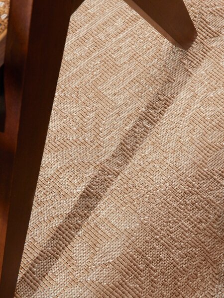 NORTHRUGS, Behúň Duet Rosel 106252 Beige/White - na von aj na doma, 80x250, béžová, chodba / predsieň