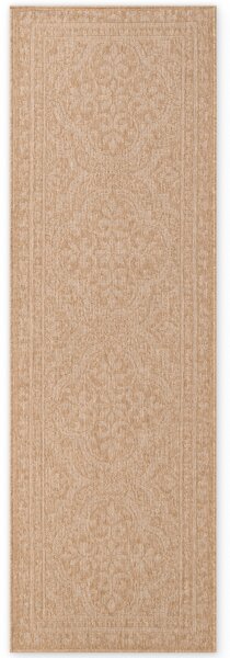 NORTHRUGS, Behúň Duet Rosel 106252 Beige/White - na von aj na doma, 80x250, béžová, chodba / predsieň