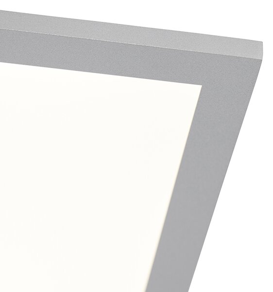 Oceľové stropné svietidlo 120 cm vrátane LED s diaľkovým ovládaním - Liv