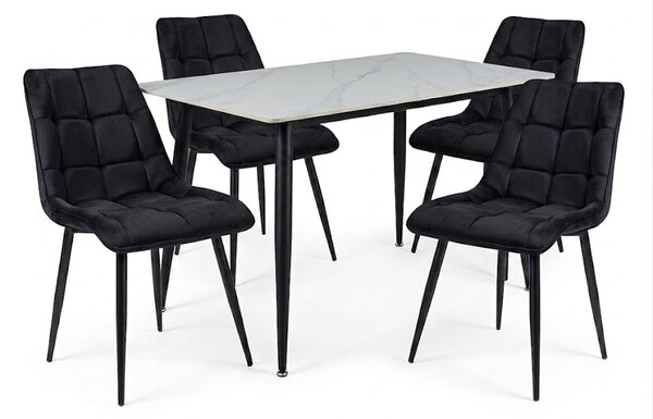 PROFI jedálenský set stôl RION 130 + 4x stolička CHIC