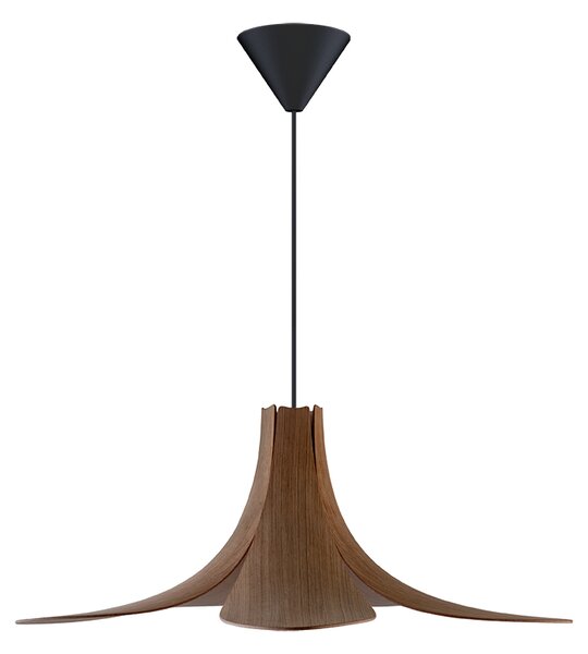 Vita / Umage JAZZ | dizajnové drevené svietidlo Farba: Tmavý dub, Sada: Tienidlo + Cord set čierny