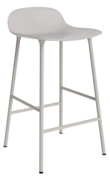 Normann Copenhagen Barová stolička Form 65 cm Steel, warm grey