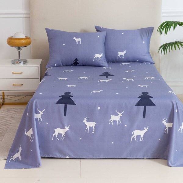 Plachta a obliečka na vankúš DEER AND TREE Rozmer: 50 x 70 cm | 140 x 240 cm