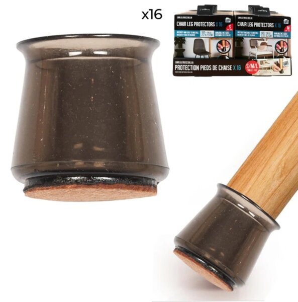 CMP Paris Ochranné silikónové podložky - návleky na nábytok S - 2,3 x 2,3 cm, 16ks