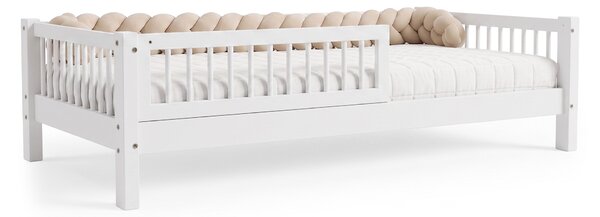 Detská posteľ so zábranou Elora Slats 90x190 - biela