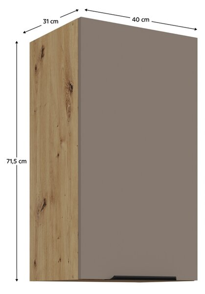 FRISBO G40/72 horná kuchynská skrinka 40 cm