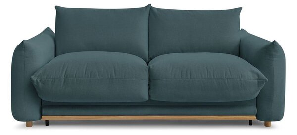 Modrá rozkladacia pohovka 214 cm Ernest – Bobochic Paris