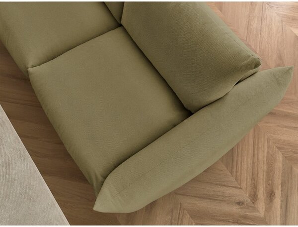 Zelená rozkladacia pohovka 234 cm Ernest – Bobochic Paris
