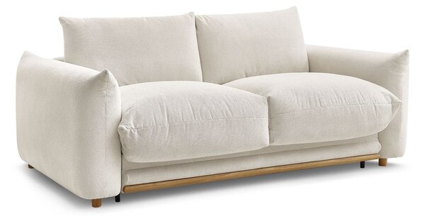 Krémová rozkladacia pohovka 214 cm Ernest – Bobochic Paris