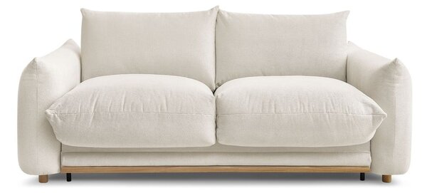 Krémová rozkladacia pohovka 214 cm Ernest – Bobochic Paris