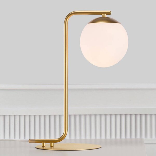 Nordlux Stolná lampa Grant, mosadz, Mosadz / zlato, Obývacia izba / jedáleň, kov