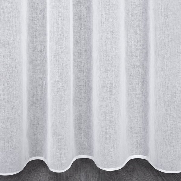 Dekorstudio Záclona ELPIDIA s riasiacou páskou 350 x 150 cm – biela