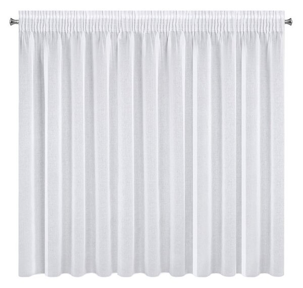 Dekorstudio Záclona ELPIDIA s riasiacou páskou 350 x 150 cm – biela