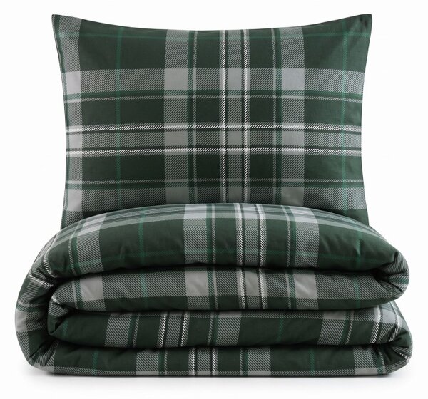Flanelové obliečky Plaid Green EMI