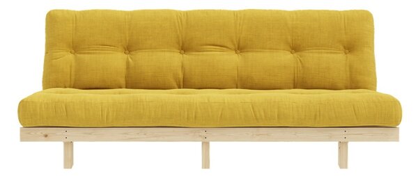 Žltá menčestrová pohovka 200 cm Lean – Karup Design