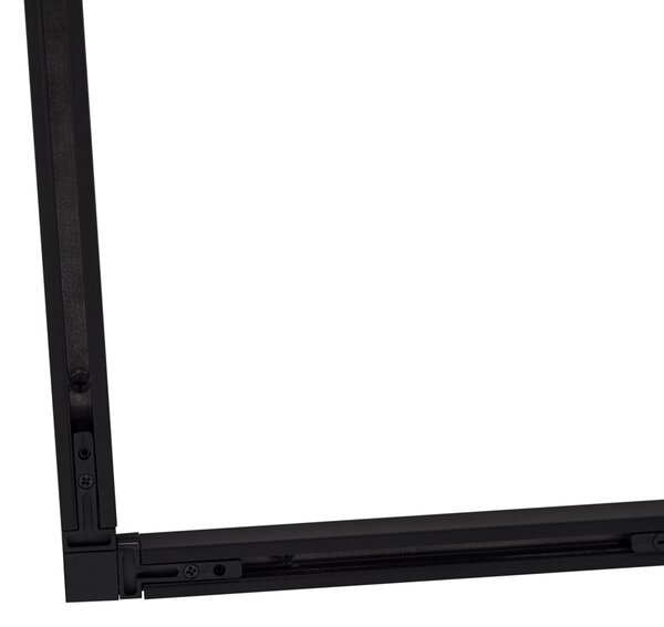 Moderný koľajnicový systém s 6 tmavo bronzovými bodovými svetlami 1-fázový - Slimline Uzzy