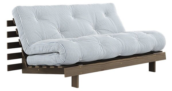 Biela/svetlo modrá rozkladacia pohovka 160 cm Roots - Karup Design