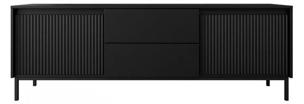 Mirjan24 Tv stolík/skrinka Samker 2K2SZ, Farby: čierna 5903211333699