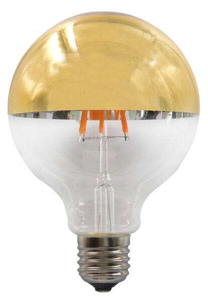 Diolamp LED FILAMENT GLOBE G95 6W Zlatý vrchlík